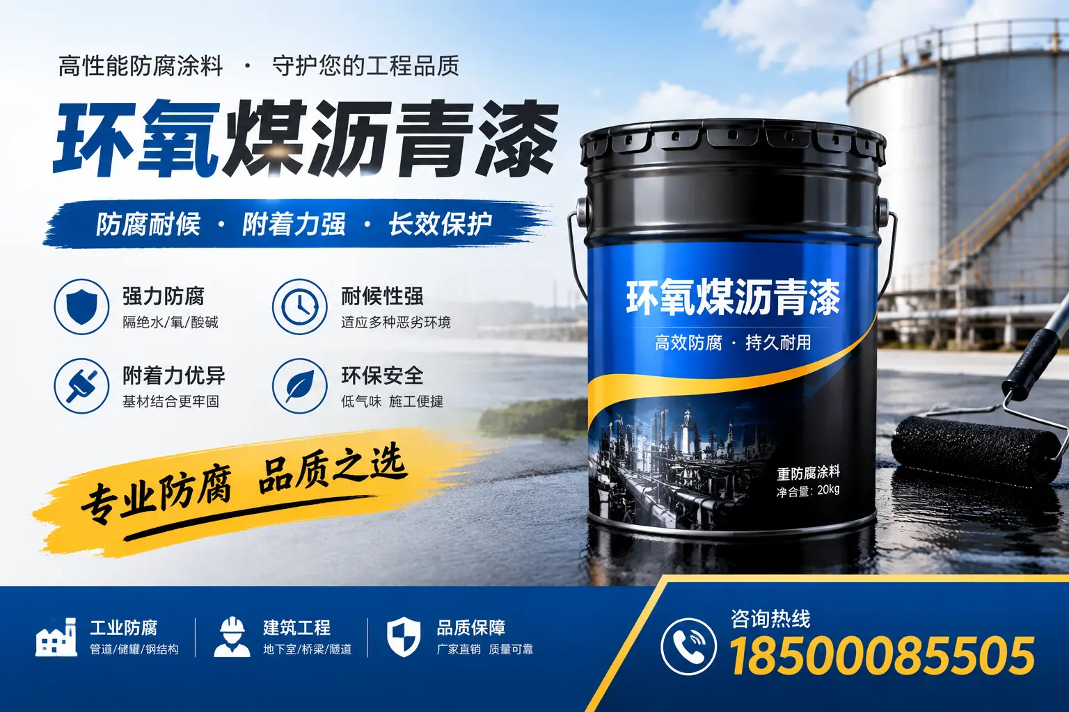 如何选择适合的环氧煤沥青漆?上海市场选型指南